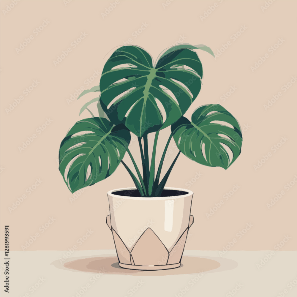 Fototapeta premium plant in flowerpot