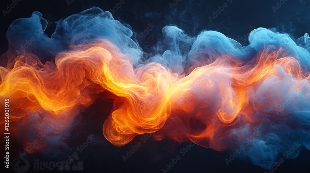 Transparent fire ice gradient background with contrasting elements for dynamic branding Transparent fire ice gradient background with contrasting elements for dynamic branding