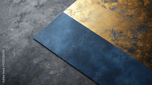 Abstract Gold and Blue Texture Background