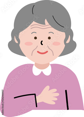 자기소개 하는 할머니