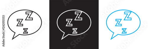 Sleep  icon set. Sleeping person, sleep, night rest, bed, pillow, sleeping pills icon . Series  icons.  isolated on white and black background. vector illustration. EPS 10