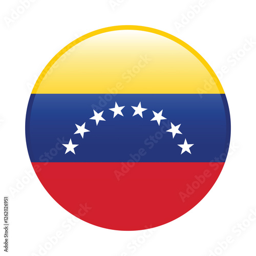 Free Download Venezuela circle flag logo icon digital vector illustration - GFXLoad