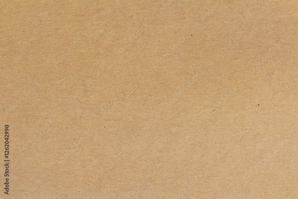 Fototapeta premium Cardboard sheet texture background, pattern of brown kraft paper with vintage style.