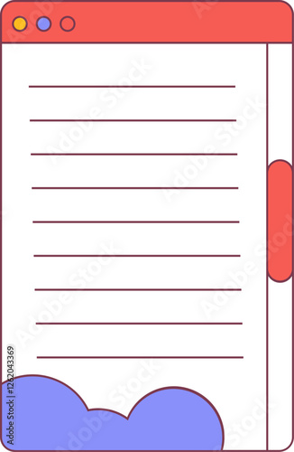 Cute Retro Note Paper