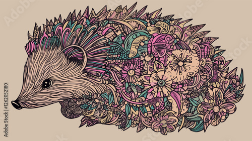 Floral Hedgehog