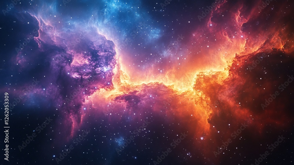 Transparent space nebula background glowing stars and vibrant colors for sci fi designs Transparent space nebula background glowing stars and vibrant colors for sci fi designs