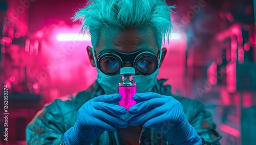 A vial of vaccine filled with clear fluid, embodying hope, health, and the collective fight against infectious diseases