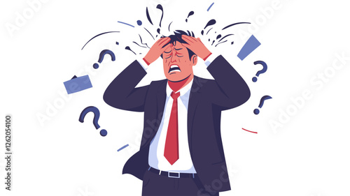 Stressed Businessman