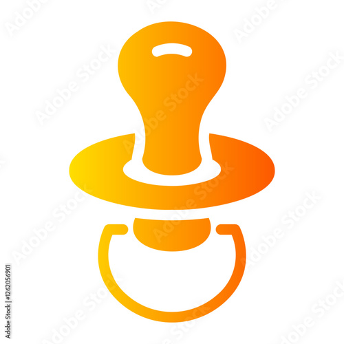 pacifier Gradient icon