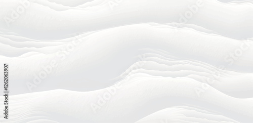 Wavy white abstract monochrome pattern. Vector illustration	
