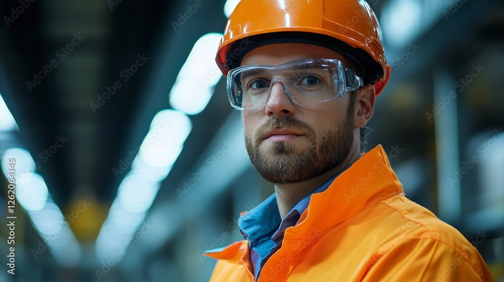 Shocked Engineer In Automated Logistics Warehouse Shocked Engineer In Automated Logistics Warehouse