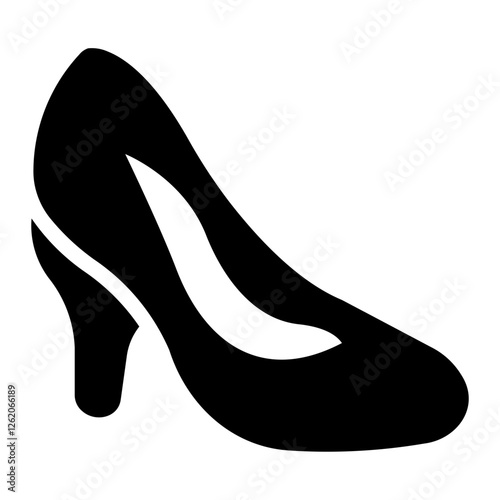high heels Solid icon
