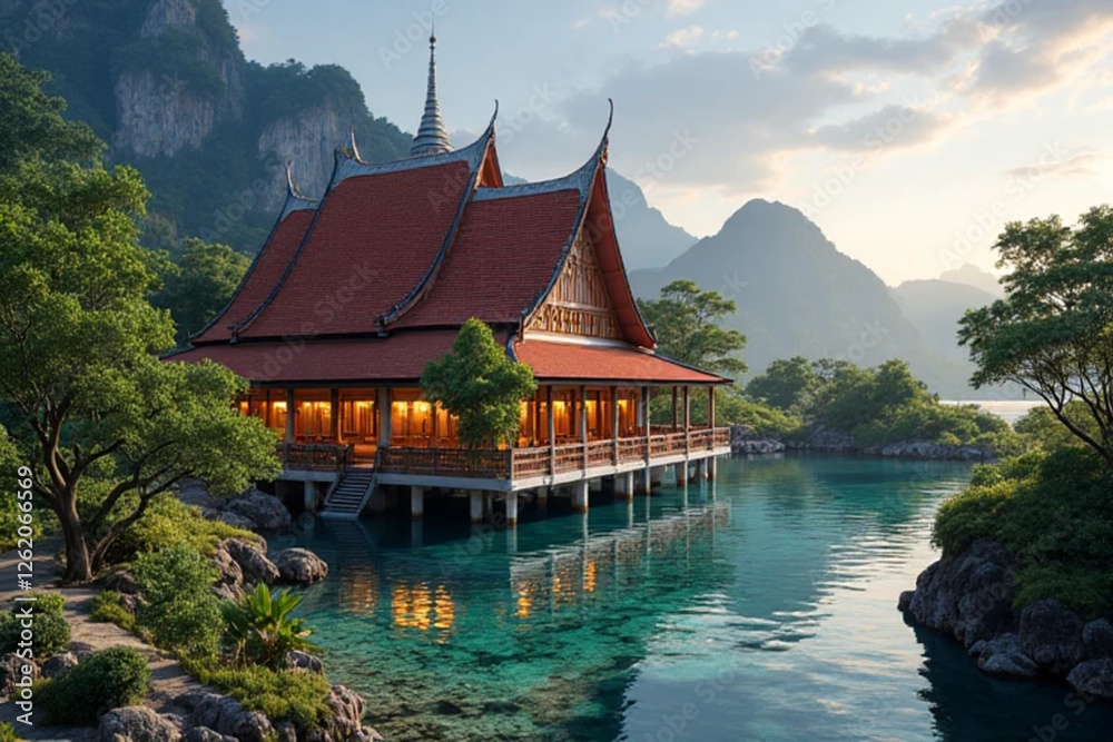 Obraz premium temple in thailand