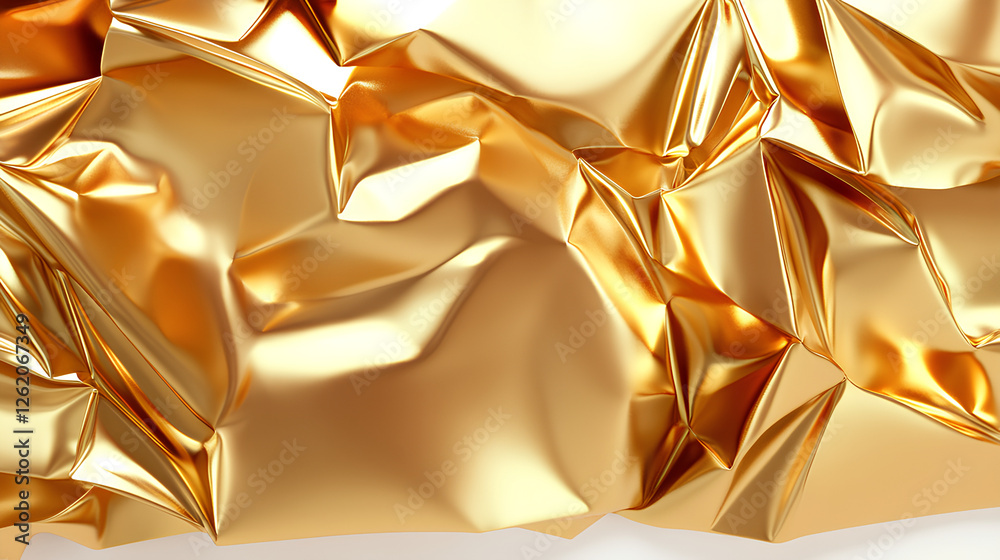 Shiny Gold Envelope with a bright and luxurious design Shiny Gold Envelope with a bright and luxurious design