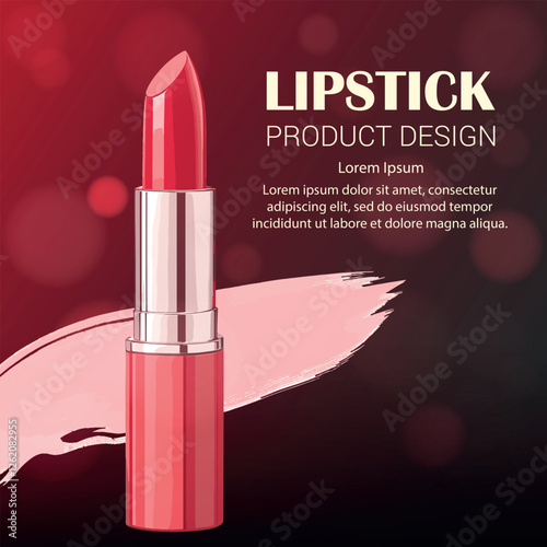 Bokeh lipstick design