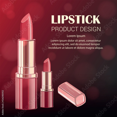 Bokeh lipstick design