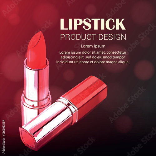 Bokeh lipstick design