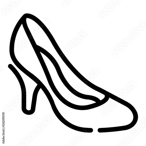 high heels Line Icon