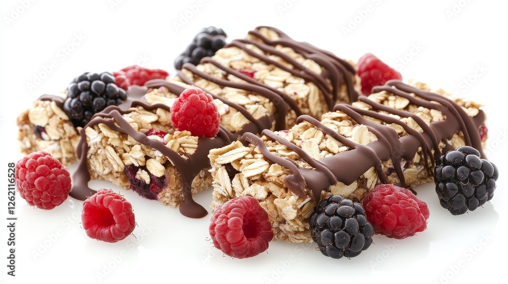 Chocolate Covered Granola Bars with Berries - A Healthy and Delicious Treat Chocolate Covered Granola Bars with Berries - A Healthy and Delicious Treat