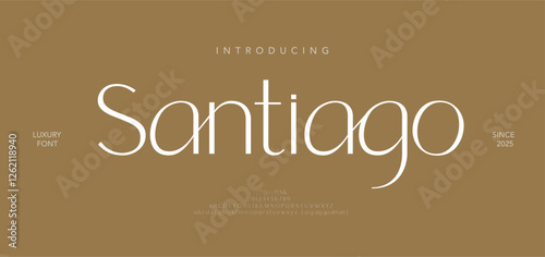 Luxury Elegant Modern beauty font alphabet logo. Typography beautiful minimal elegant serif fonts fashion wedding vintage retro logos. vector illustration