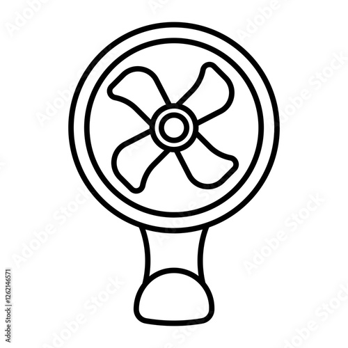 Fan outline icon