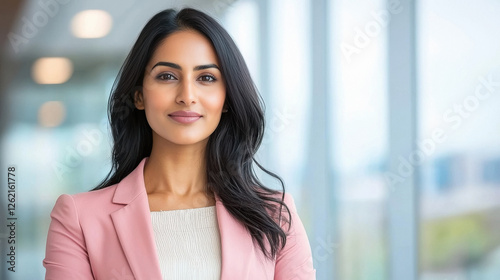 Free Download young indian business woman standing on isolated background - GFXLoad