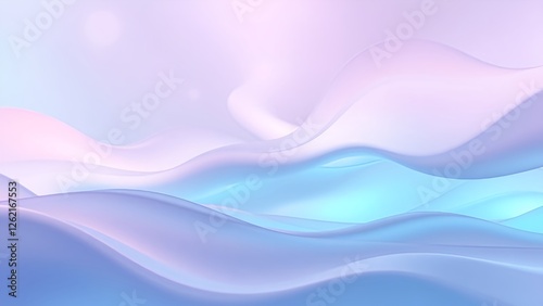 An abstract blue wave background