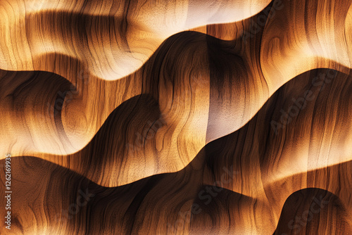 Natural pattern with wood texture, creating a unique visual effect for the interior, textures, patterns photo