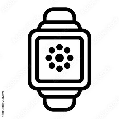 smartwatch Line Icon