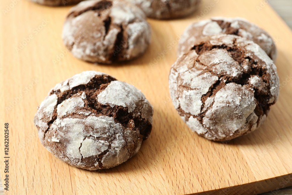Delicious brownie cookies on the table Delicious brownie cookies on the table
