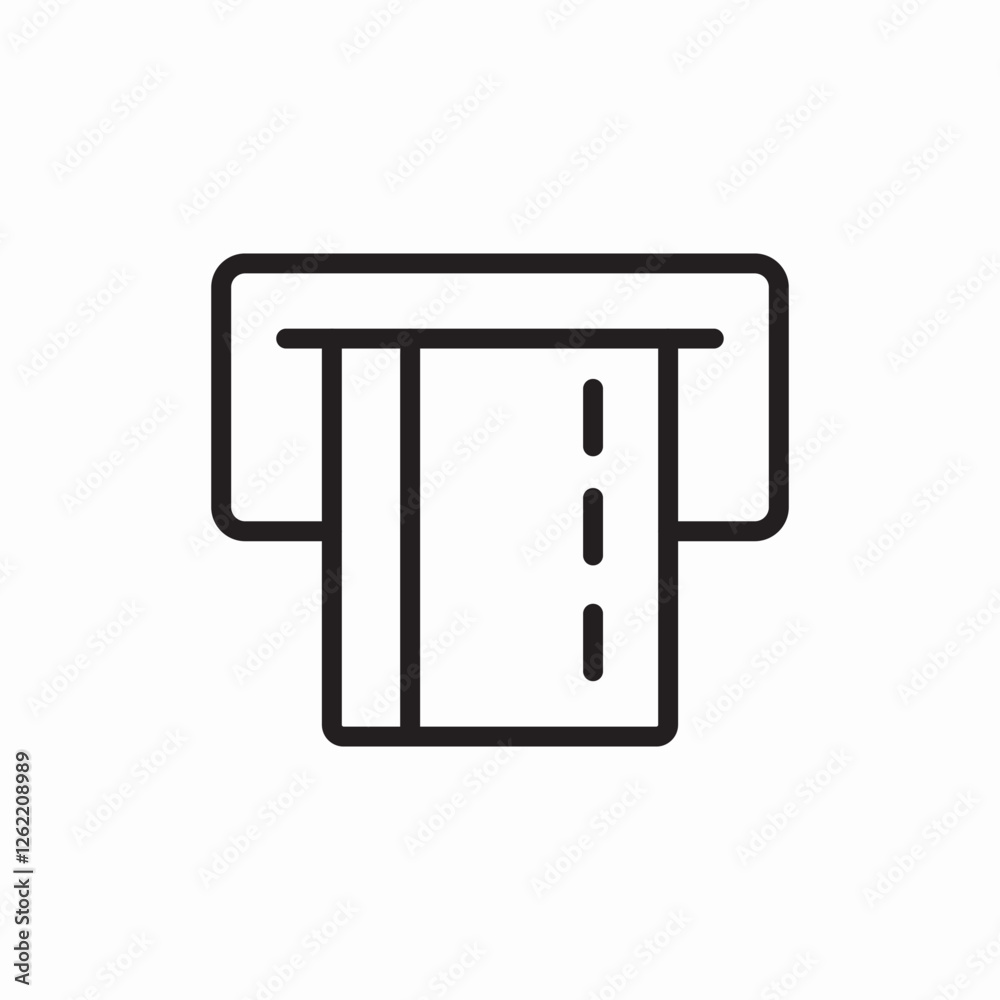 ATM withdrawal icon vector sign ATM withdrawal icon vector sign