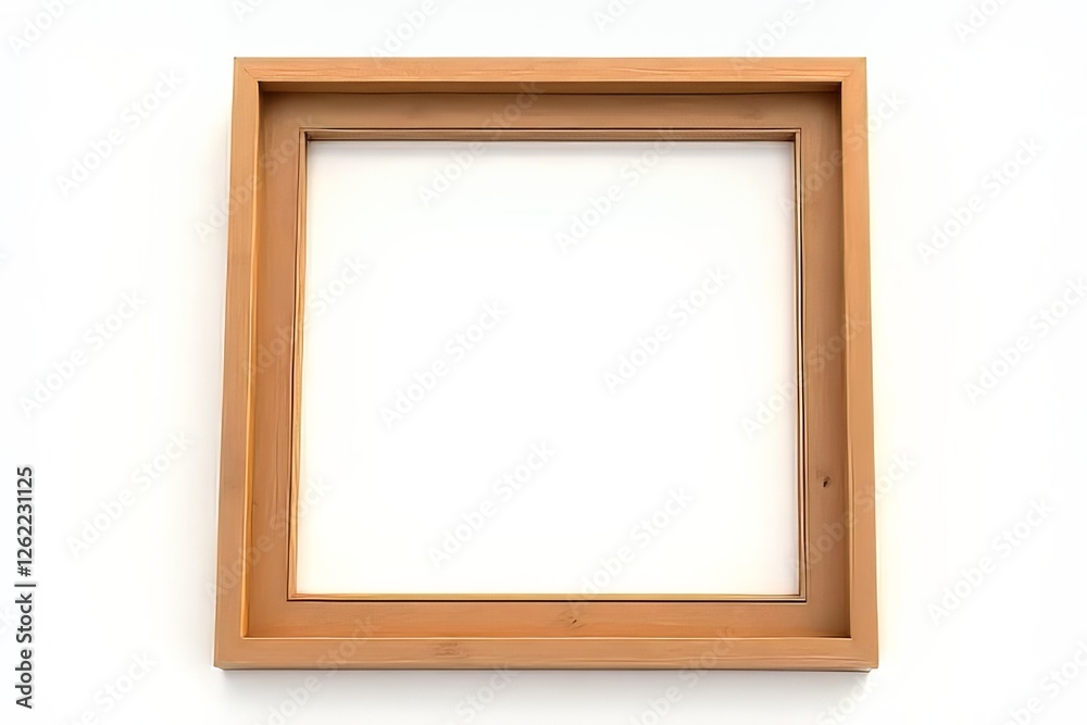 Light Brown Wooden Picture Frame for Art Display Light Brown Wooden Picture Frame for Art Display