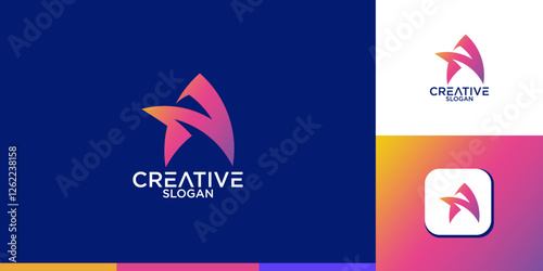 Letter A Professional logo for all kinds of business
