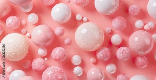 Abstract Spheres and Balls 3D Render
