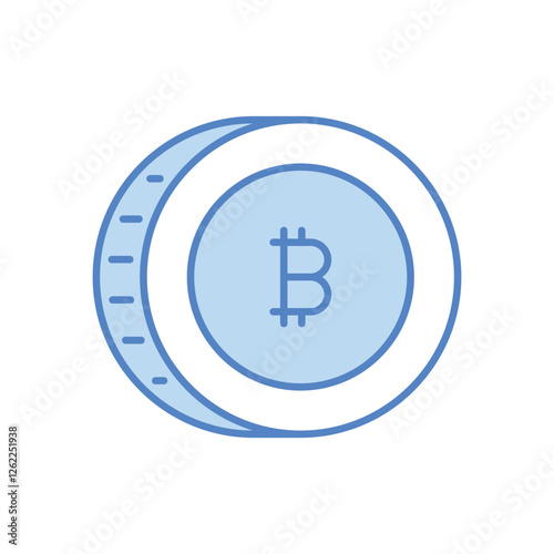 Bitcoin vector icon