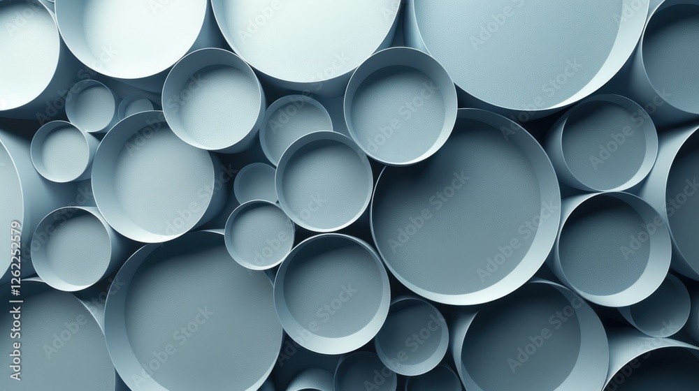 Abstract circular pattern in blue shades with overlapping circular shapes Abstract circular pattern in blue shades with overlapping circular shapes