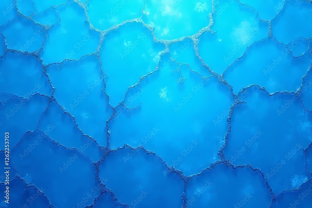 Obraz premium Stunning Abstract Blue Texture with Cracked Pattern