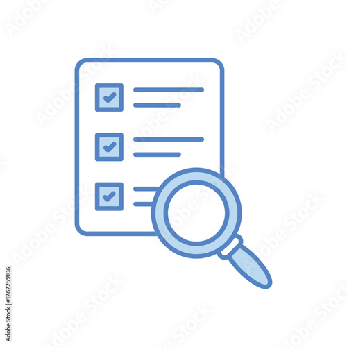 Audit vector icon