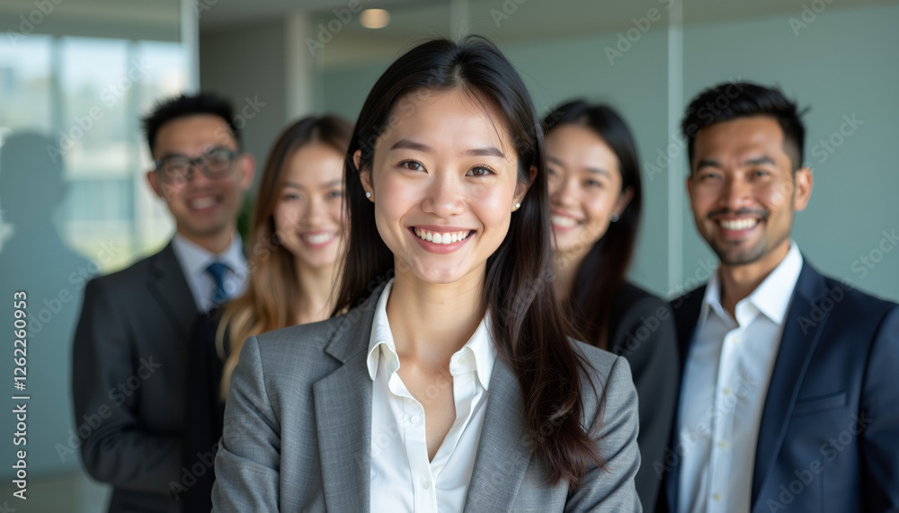 A Successful Business Team Posing for a Photo A Successful Business Team Posing for a Photo