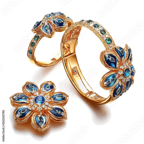Russian gold jewelry showcases exquisite craftsmanship and elegance. Russian artisans create timeless masterpieces in gold.

