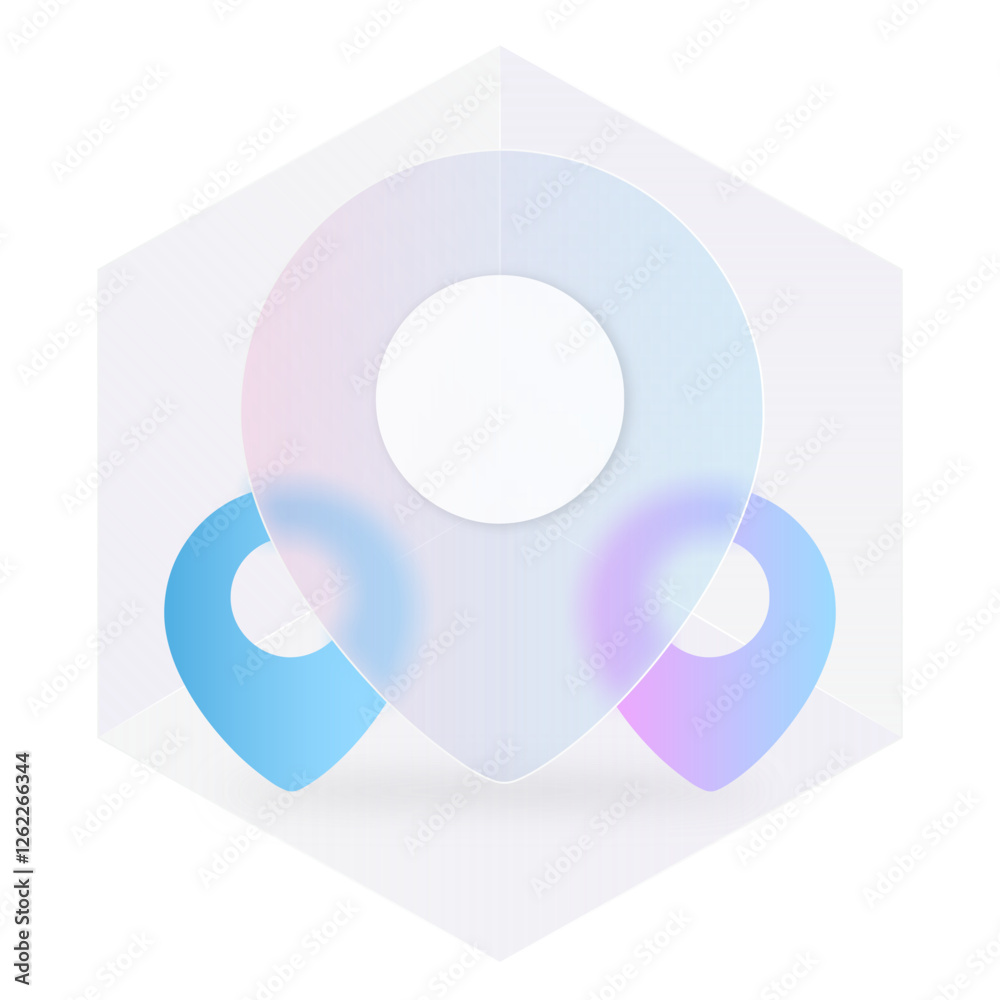 3D Box Ecommerce Digital Glassmorphism UI Icon Sign and Symbol Design Illustrator Png Svg