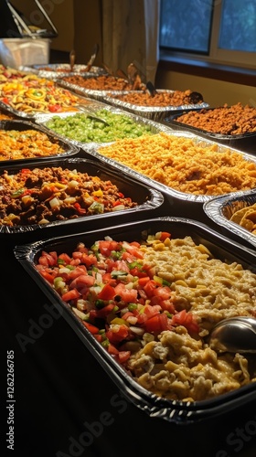 Delicious Mexican Buffet Spread for a Party