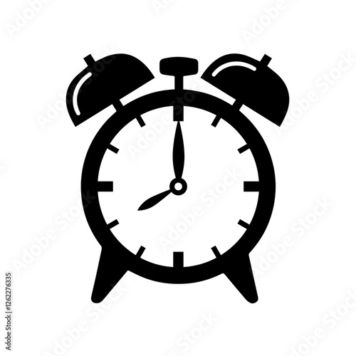 Illustrations of clock icons featuring a transparent background.
