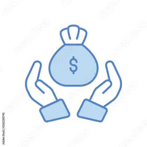 Net Worth vector icon