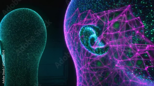 Digital Human Head Visualization