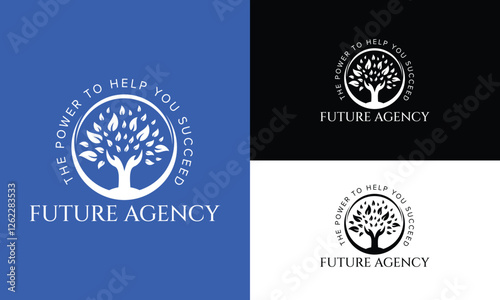 Insurance Related logo and agency logo vector