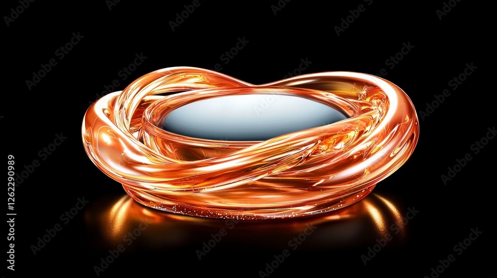 Abstract Gold Liquid Swirl Frame Elegant Oval Luxury Design 3D Render Abstract Gold Liquid Swirl Frame Elegant Oval Luxury Design 3D Render