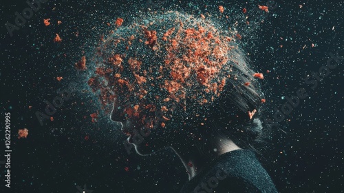Representation of discovery is conveyed through abstract and surreal artistic expressions that evoke a dreamlike quality