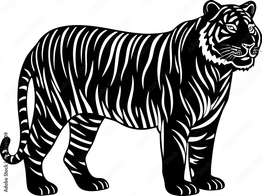 tiger vector illustration tiger vector illustration