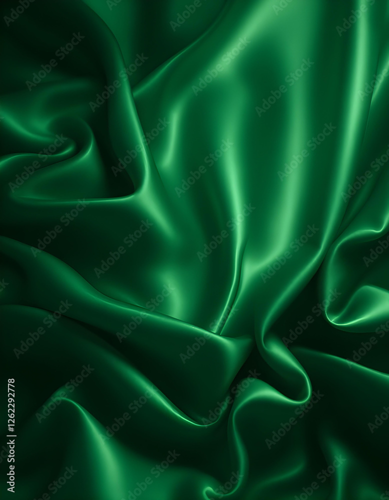 Fototapeta premium green silk background